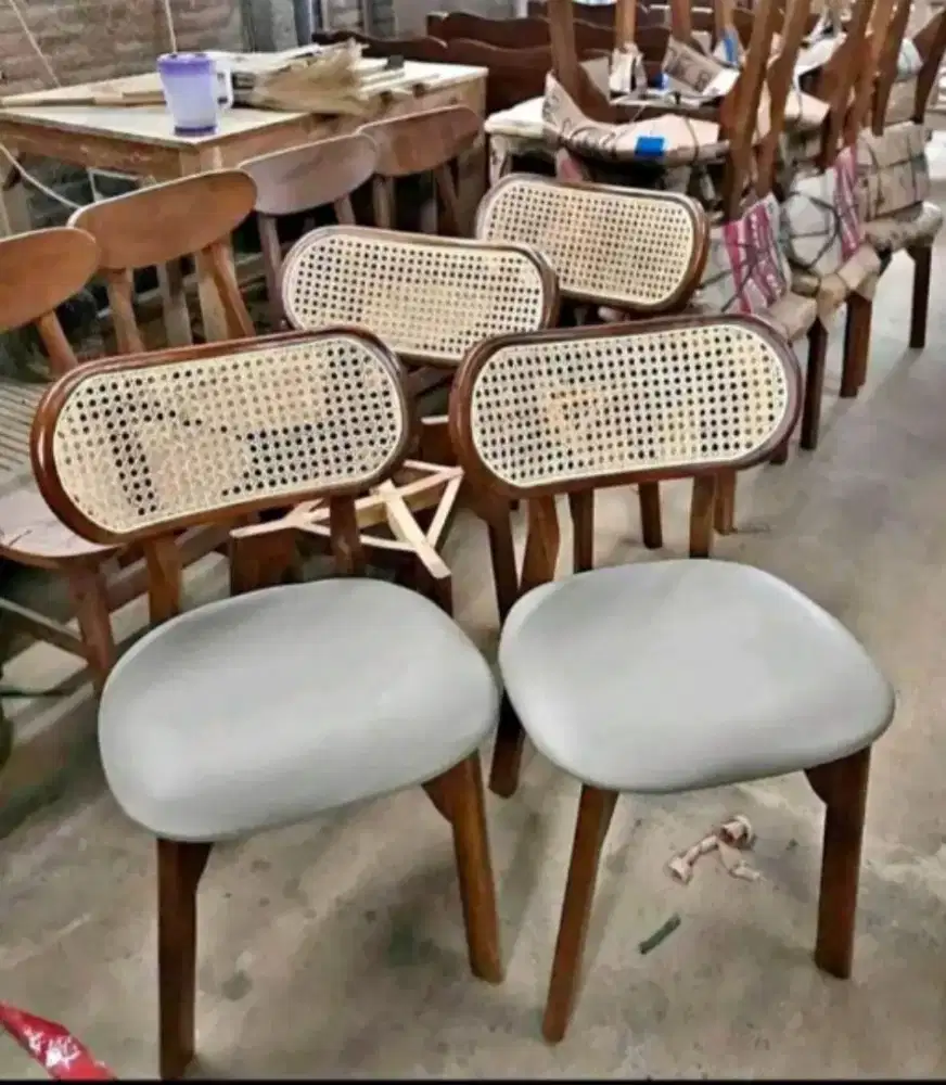 Kursi cafe jati grade A free ongkir