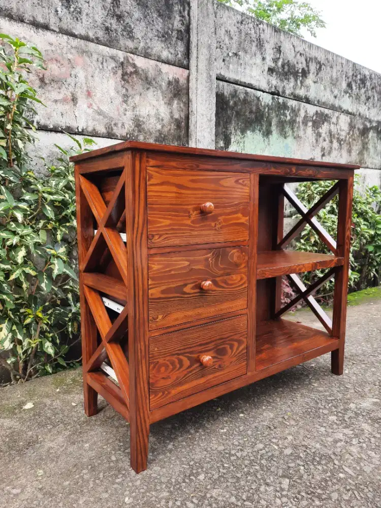 Meja buffet meja konsol kabinet kayu