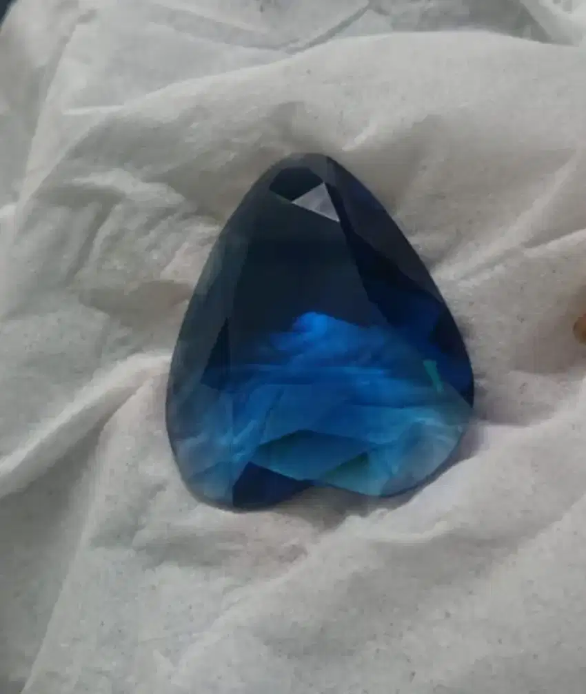 Liontin King blue safir Heart of the ocean nya Titanic