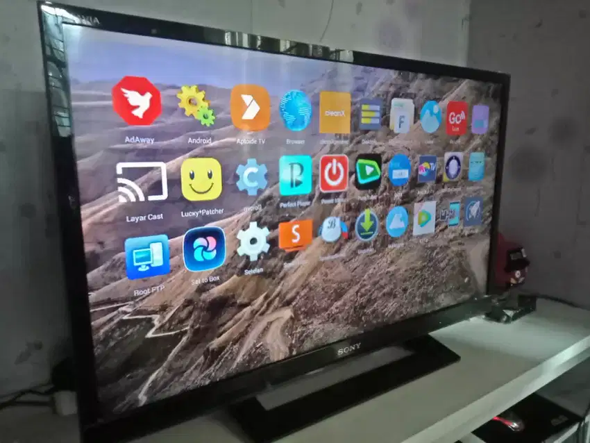 Jual Murah-Analog TV LED SONY '32 INCH + STB Android