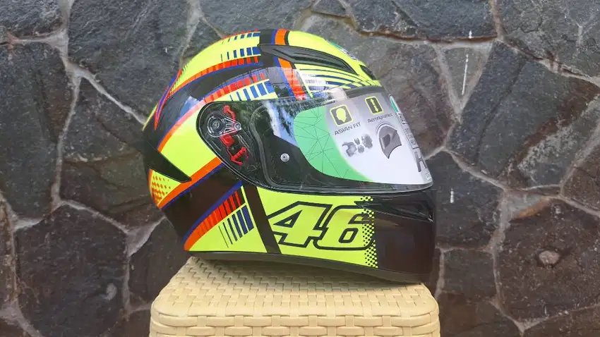 Helem AGV K-1 Soleluna Rossi Kondisi Baru