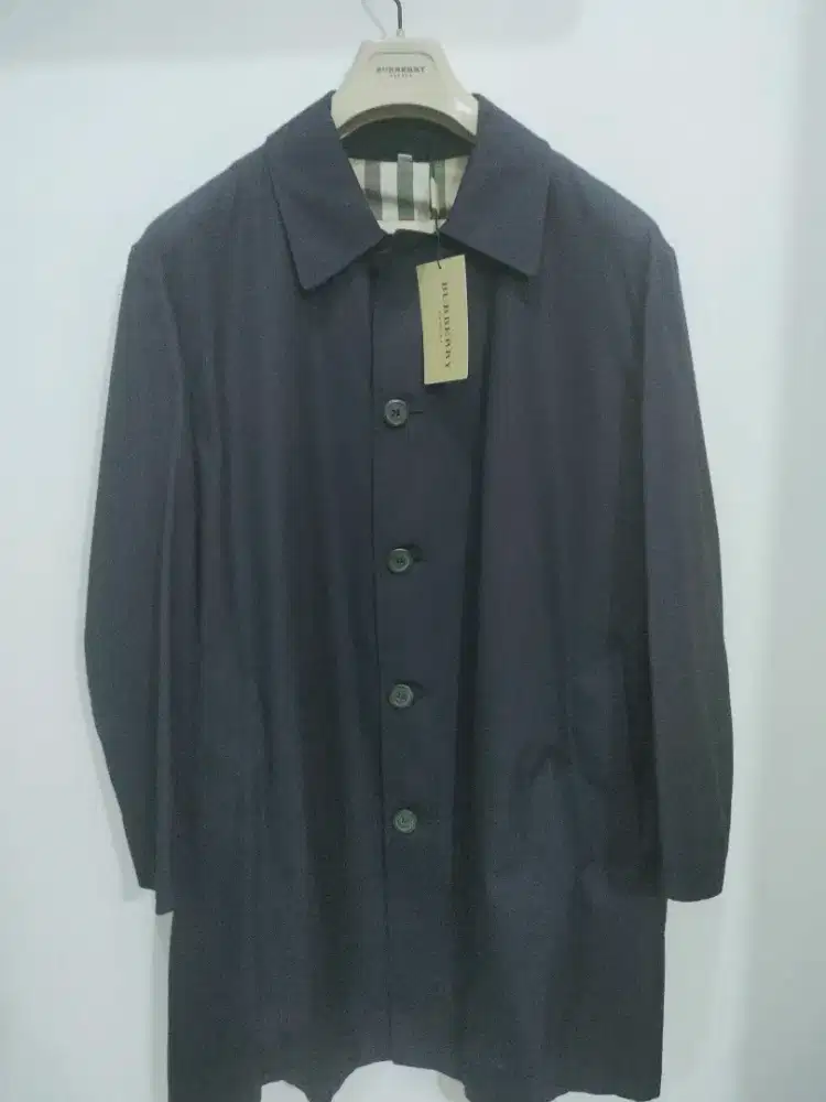 Jual Jaket Mid-Length Coat Burberry Asli Kondisi Like New