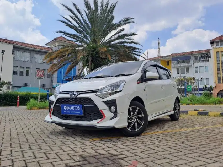 TDP 6,JT Toyota Agya 1.2 G TRD Sportivo Bensin-MT Putih 2018