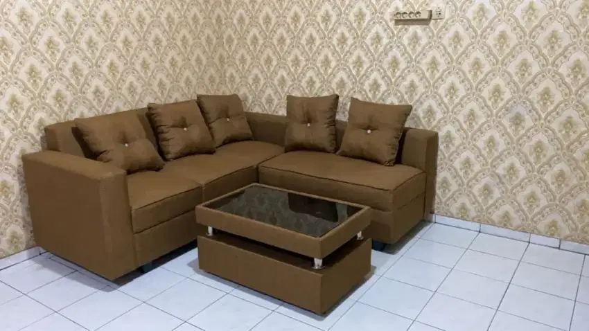 Sofa L minimalis murah