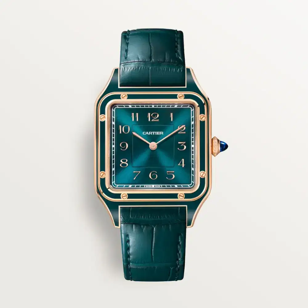 New LIMITED EDITION CARTIER SANTOS PEACOCK LIMITED EDITION