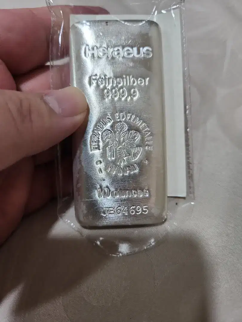 Silver Perak 10oz = 311gr dijual