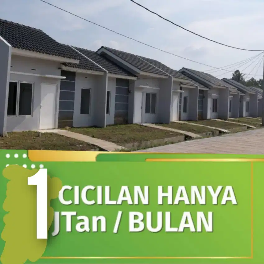 Rumah murah subsidi over kredir dekat akses serpong BSD tangael