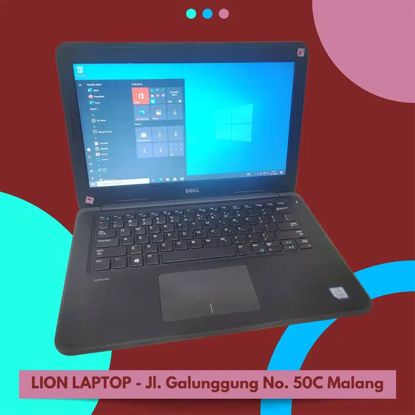 Core i5 Gen 7 Murah Mulus RAM 8GB SSD 256GB Dell Latitude 3380 [27|10]