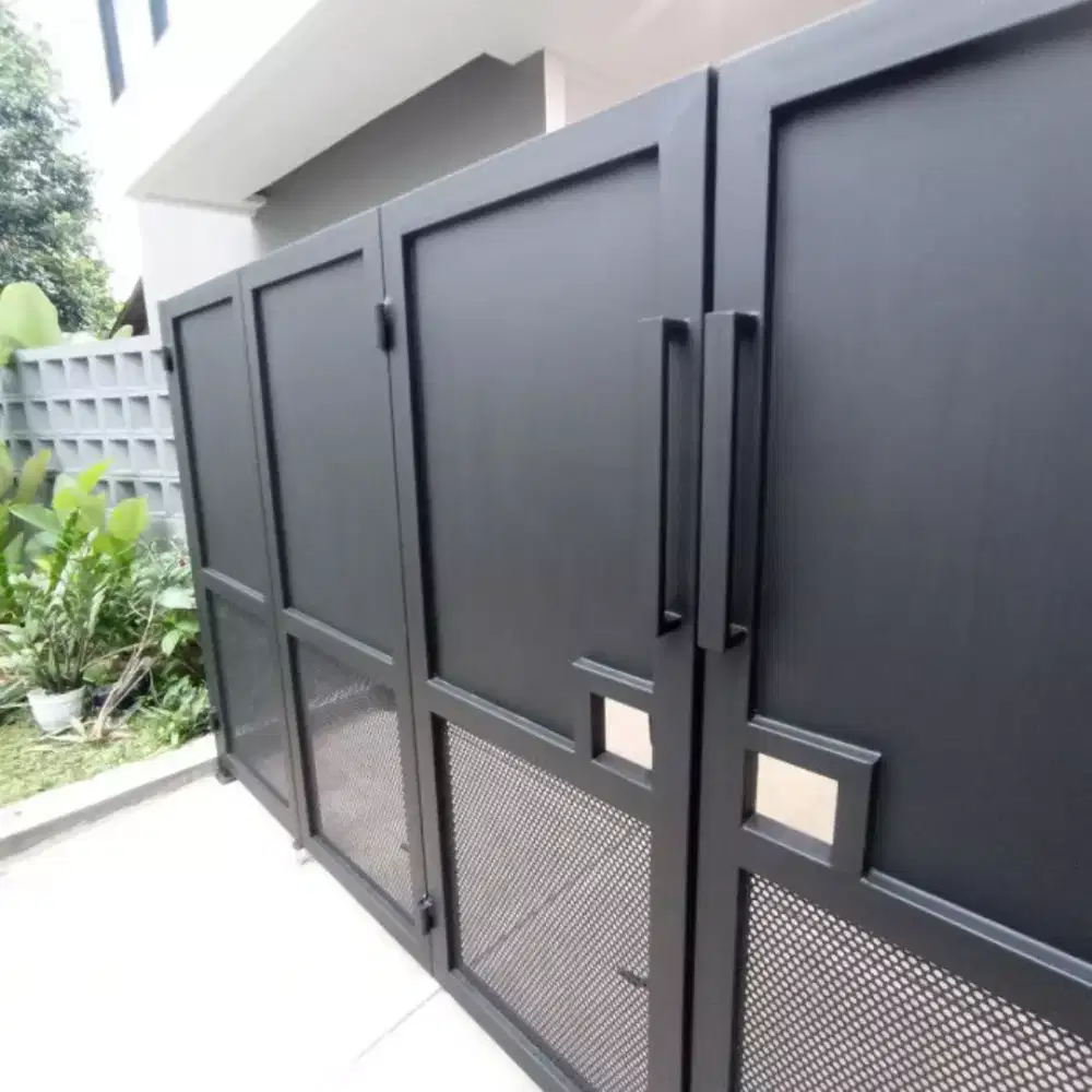 Pintu pagar minimalis