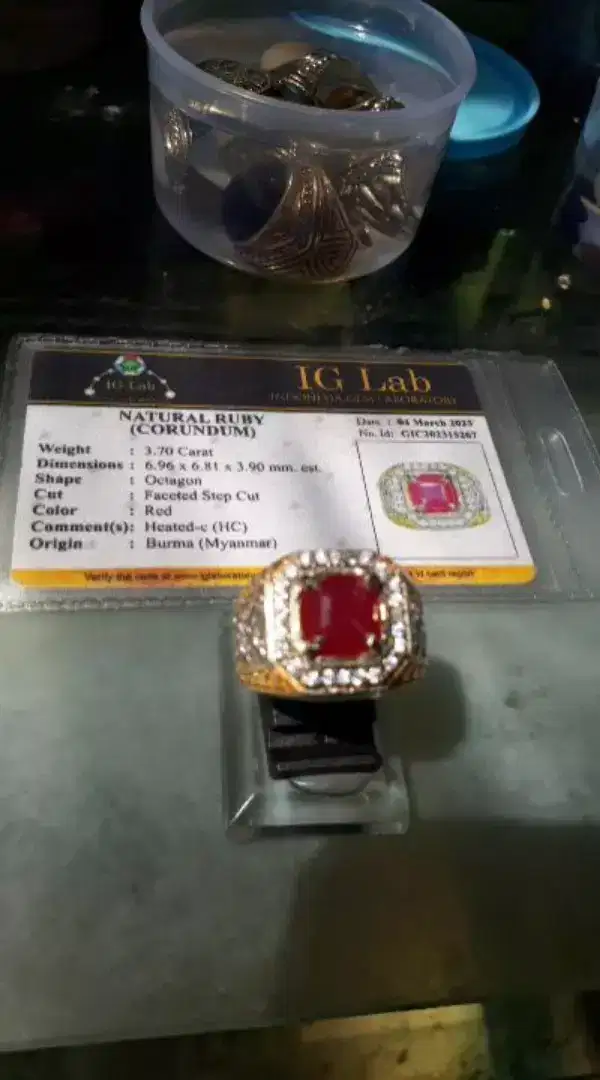 Ruby Burma bermemo ID