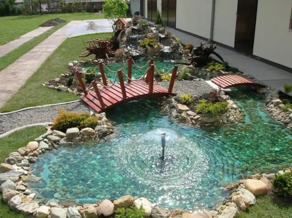 Jasa pembuatan kolam relif kolam ikan koi dll #6