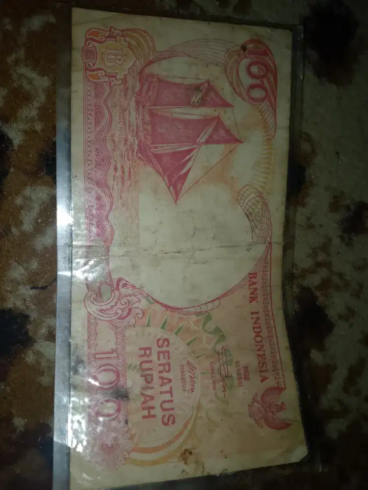 Uang pinisi 100 dan 10rb jadul biar berkah