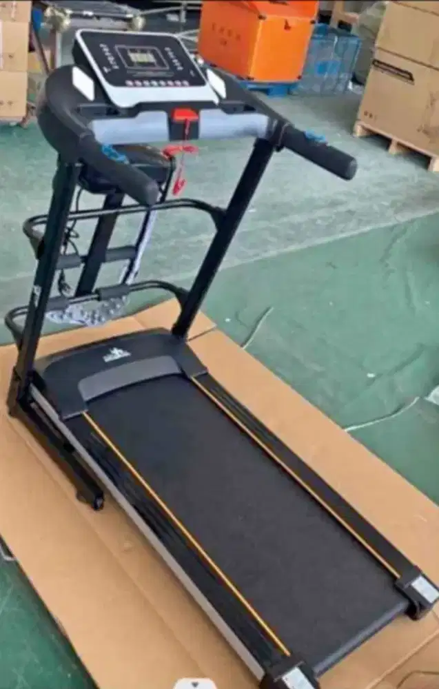 Promo Murah Treadmil elektrik 2hp + Massage untuk max BB 120kg