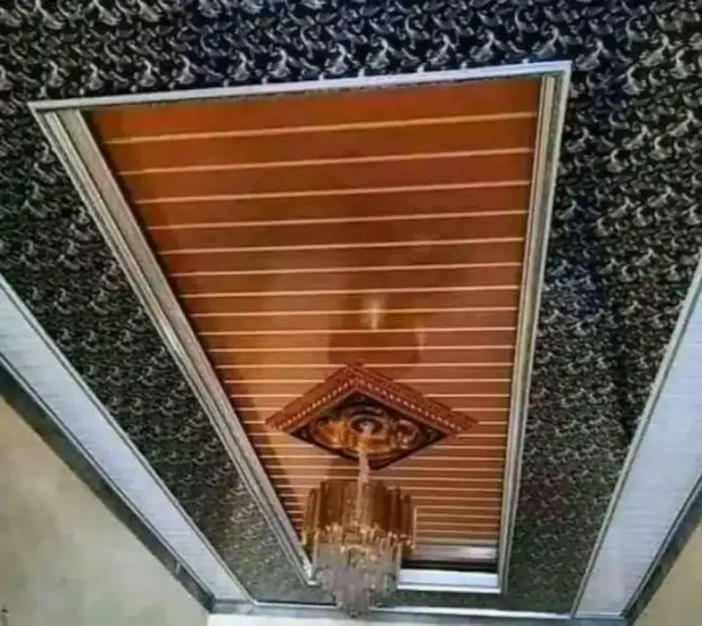 Plafon PVC terpasang