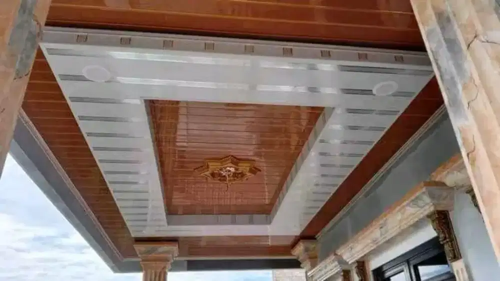 Plafon PVC terpasang