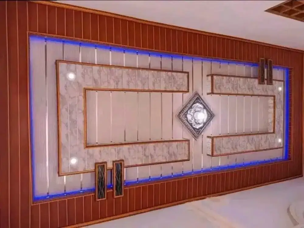 Plafon PVC terpasang