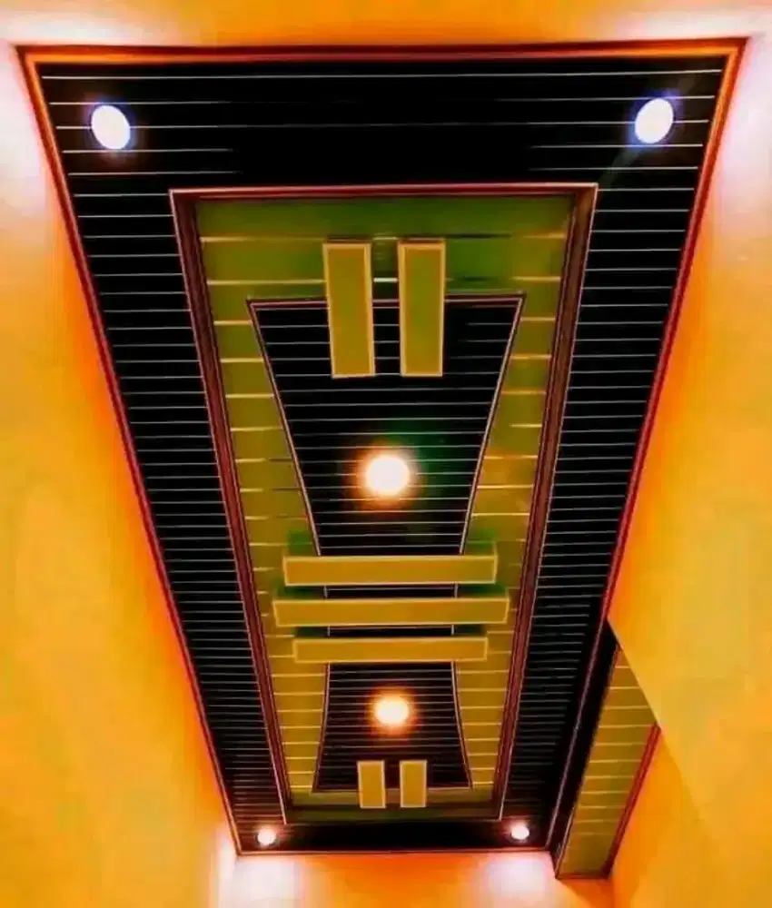 Plafon PVC terpasang