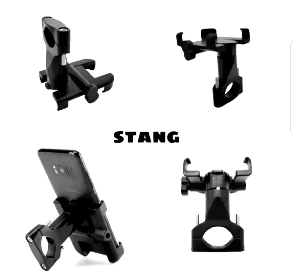 Holder motor penempatan di stang motor bahan besi (baru)