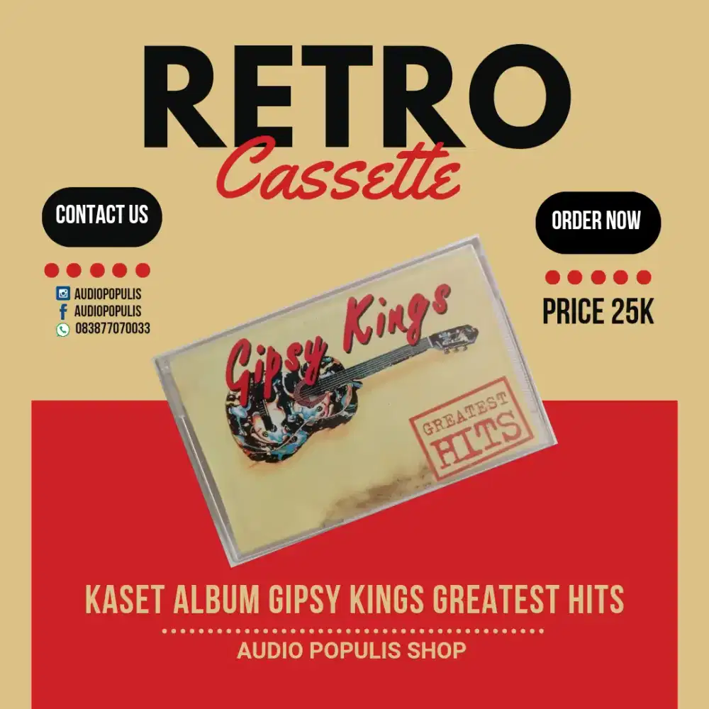 Kaset Album Gipsy Kings Greatest Hits