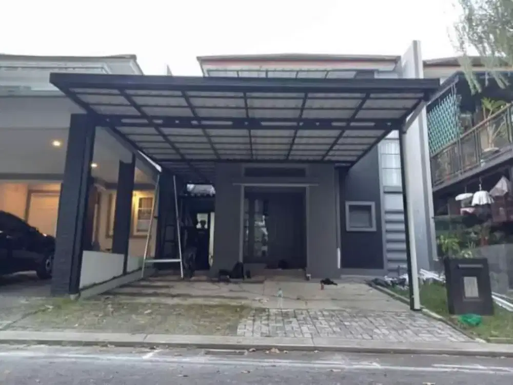 Pasang kanopi baja ringan