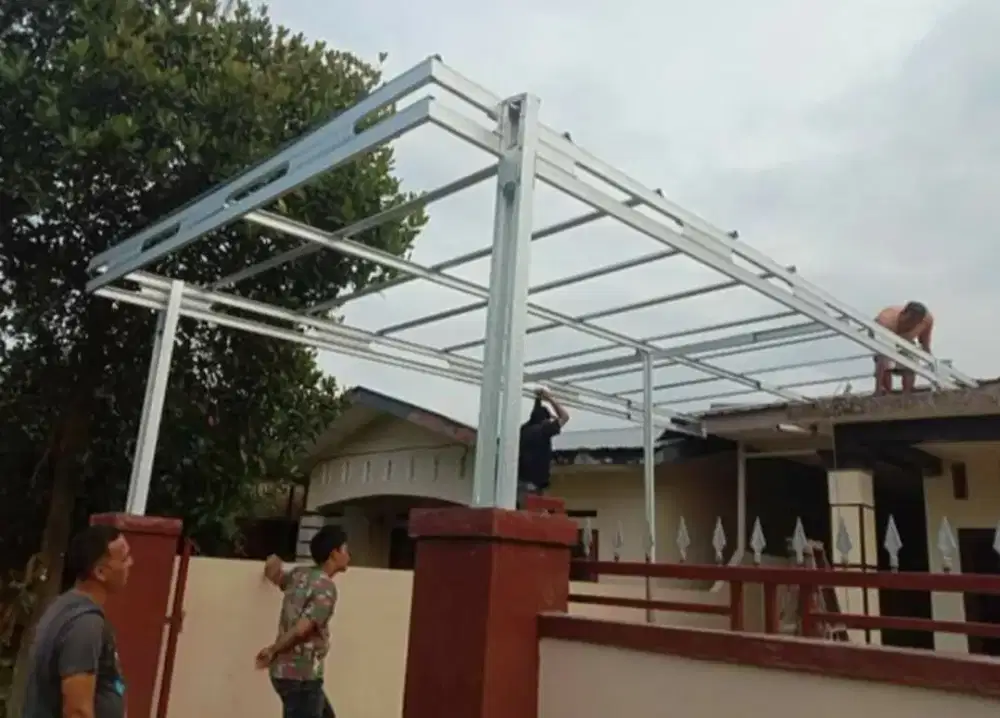 PASANG ATAP / KANOPI BAJA RINGAN