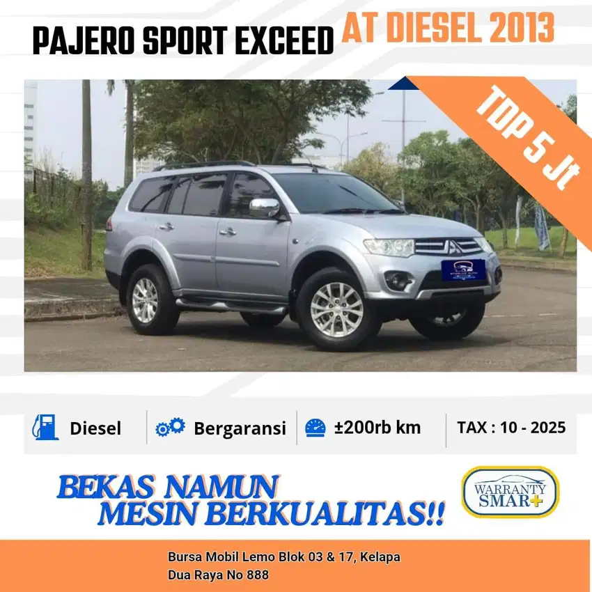 Pajero Sport Exceed Diesel 2013