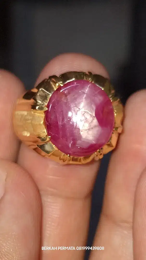 Natural ruby burma belang mirah windusara