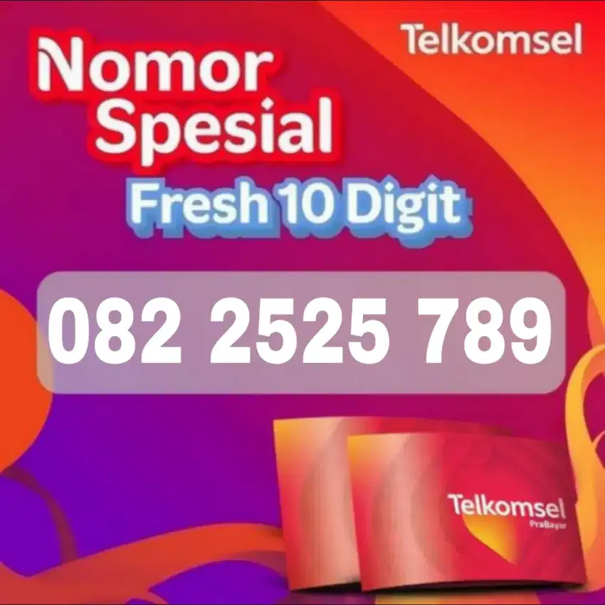 Telkomsel Nomor cantik simpati 10 angka spesial fresh