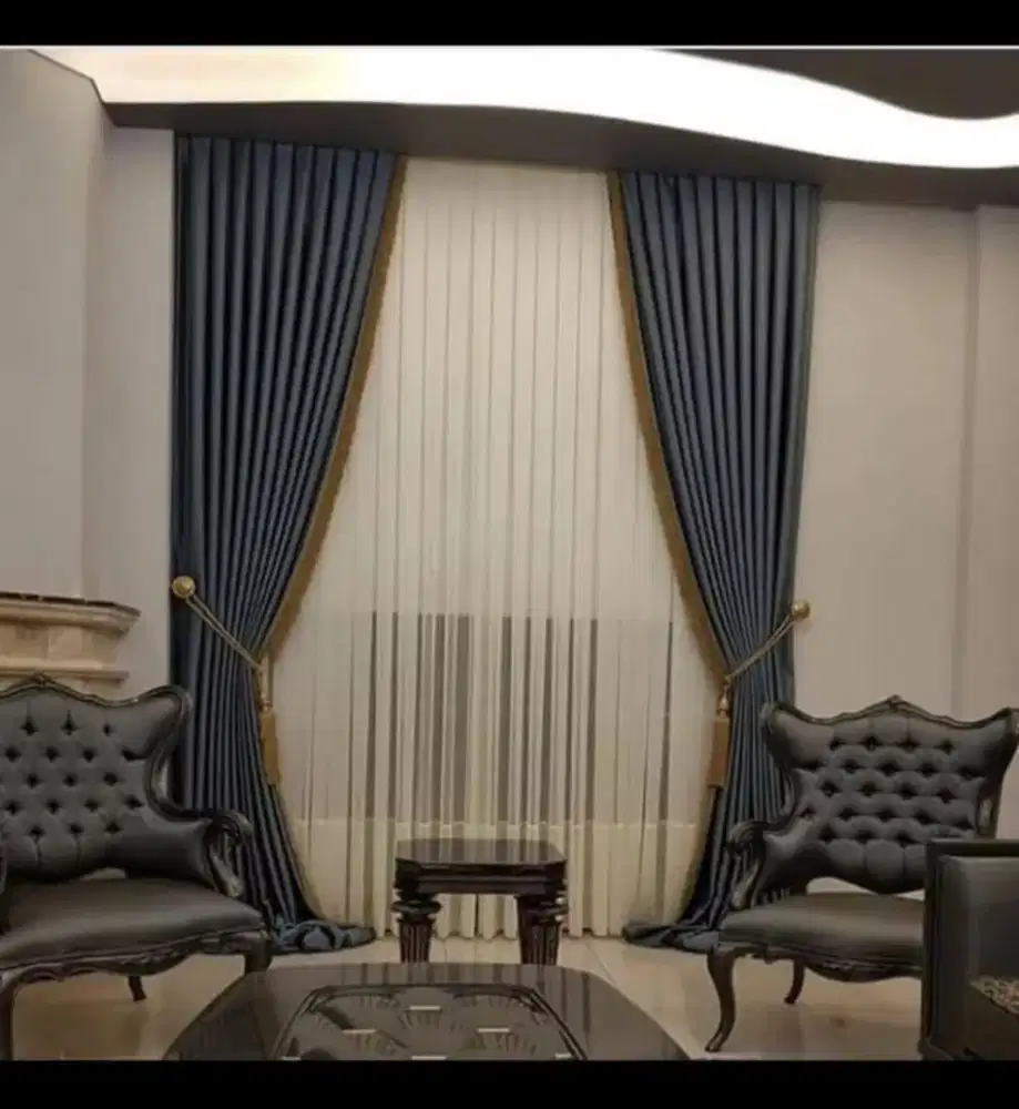 Pasang gordyn gorden murah vertikal roll blind jasa wallpaper dinding