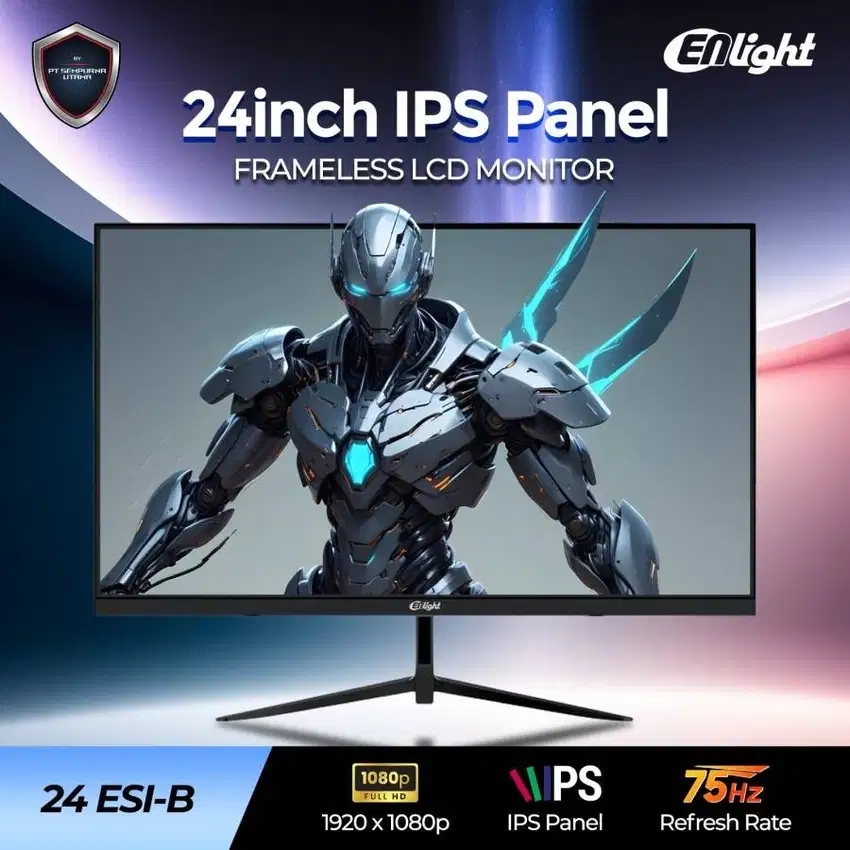 Monitor Enlight 24ESI-B 24 Inch Frameless Monitor Full HD VA 75Hz 2ms