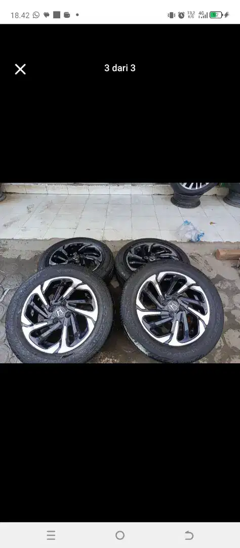 Velg Ori Honda Mobilio RS + Ban R15