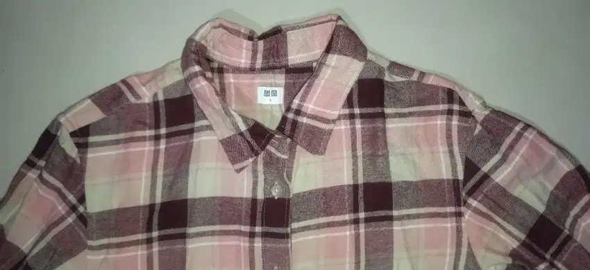 Kemeja Flanel Uniqlo