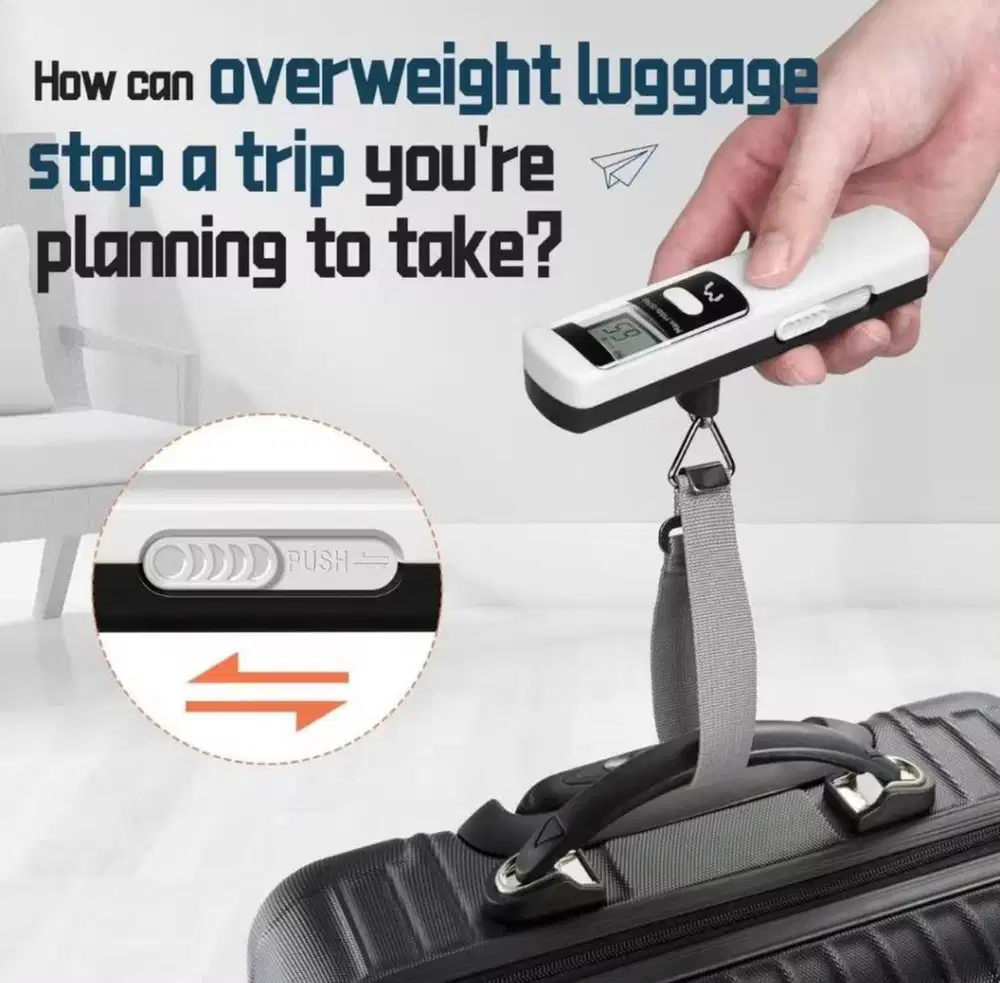 Mediatech Kinetic Luggage Scale KLS 01 Timbangan Koper