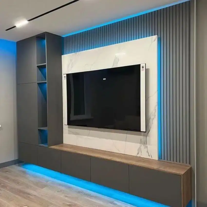 Backdrop TV minimalis