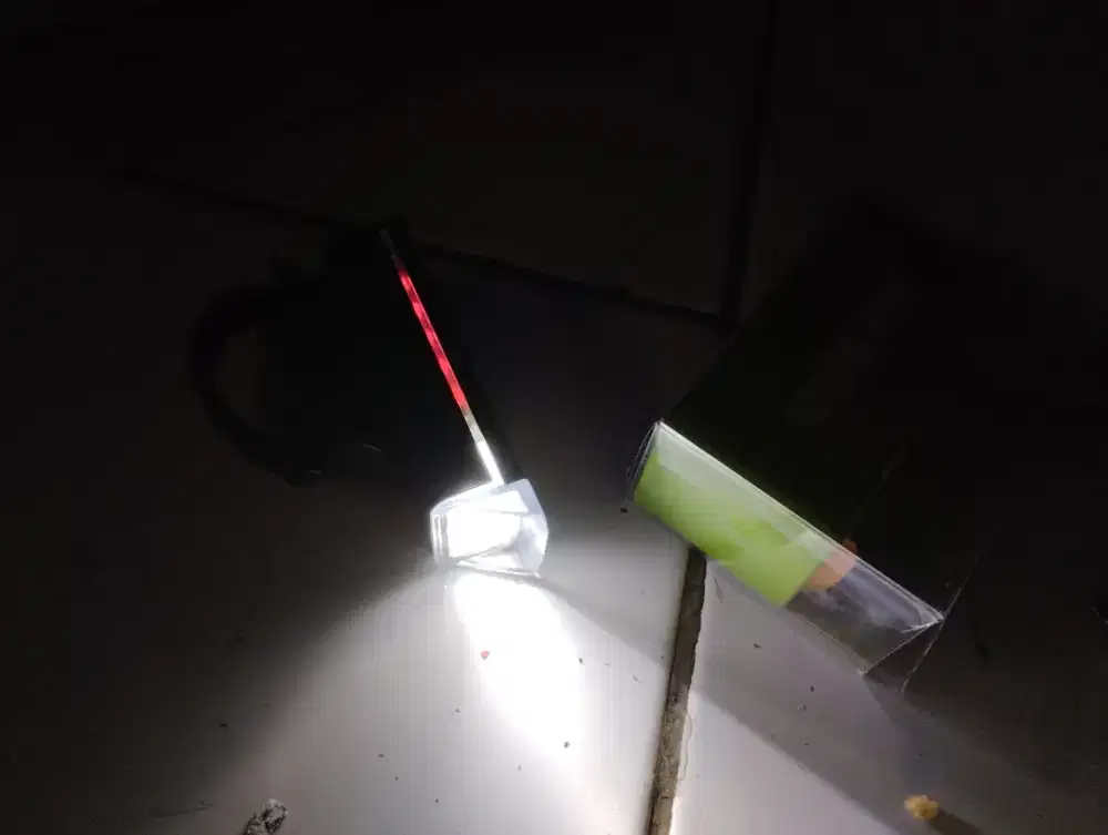 Lampu sepeda depan charge usb