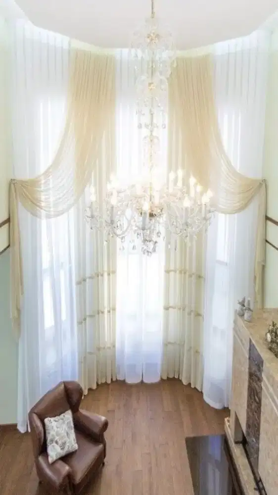 Pasang gordyn gorden murah vertikal roll blind jasa wallpaper dinding