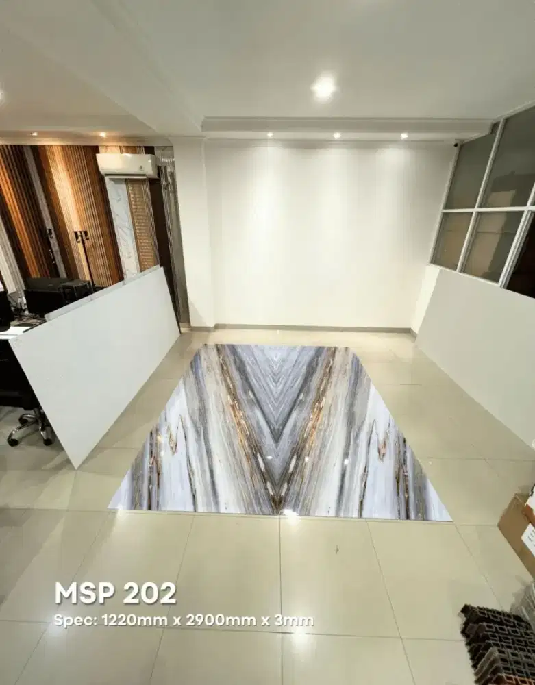 PVC Marmer dan UV marble murah garansi 2 tahun