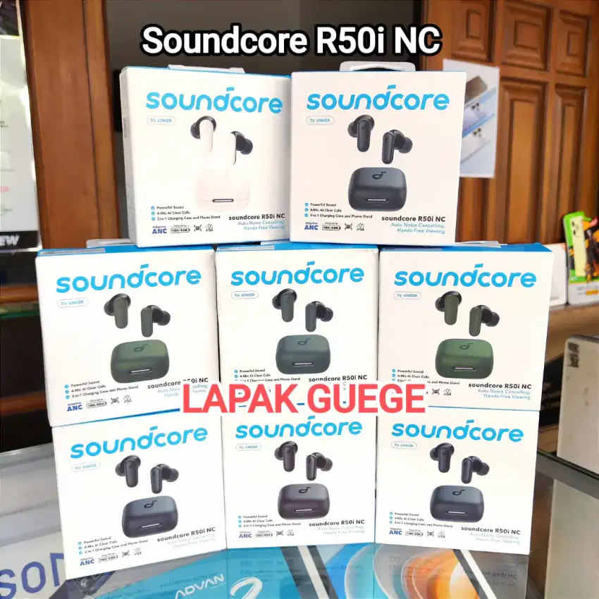 Soundcore R50i NC super bass tahan lama bluetooth tws earbuds