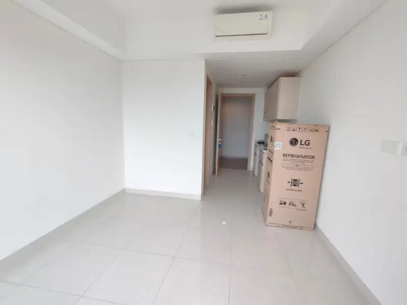 dijual cepat apartemen studio sedayu city unit baru