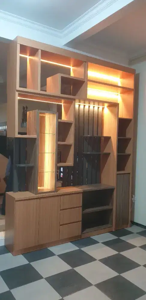 Penyekat ruangan 2 sisi bisa dipisah