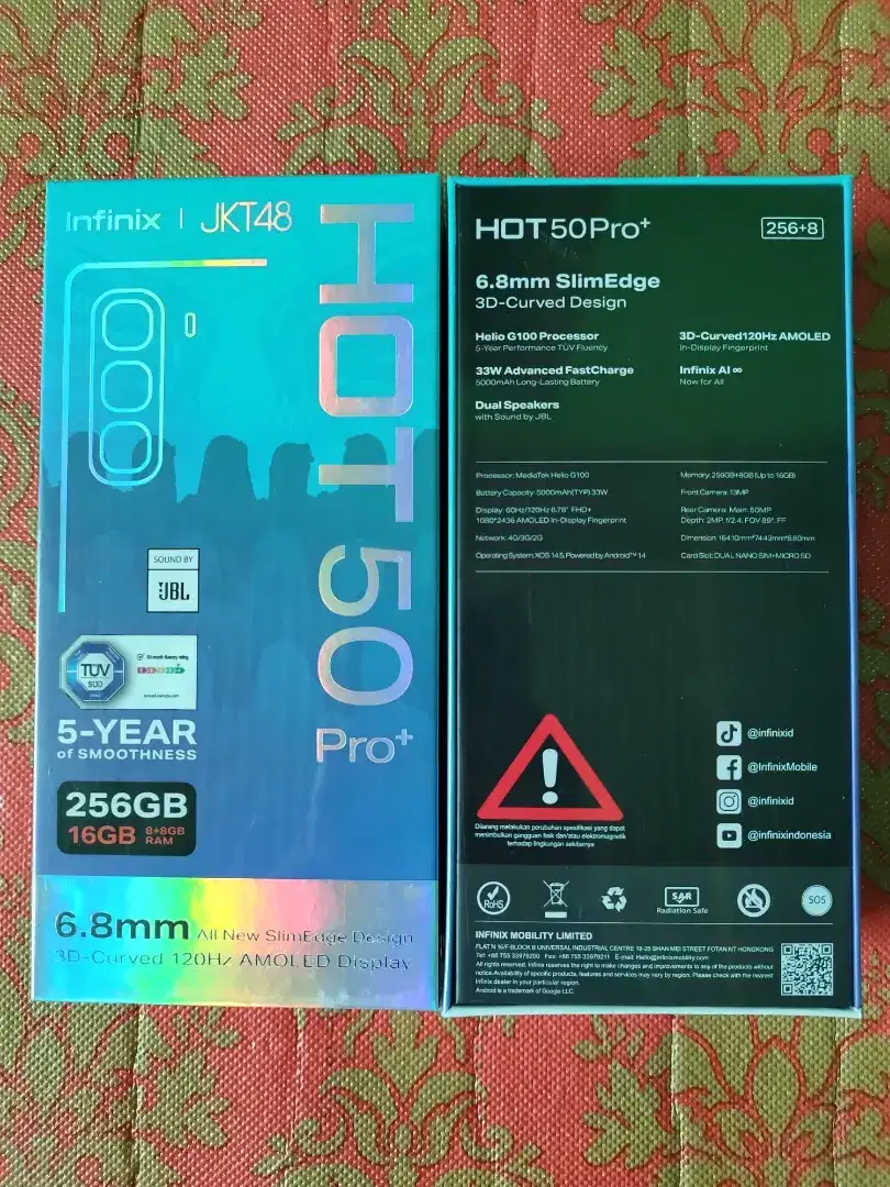 Infinix Hot 50 Pro+ 8/256 NEW RESMI