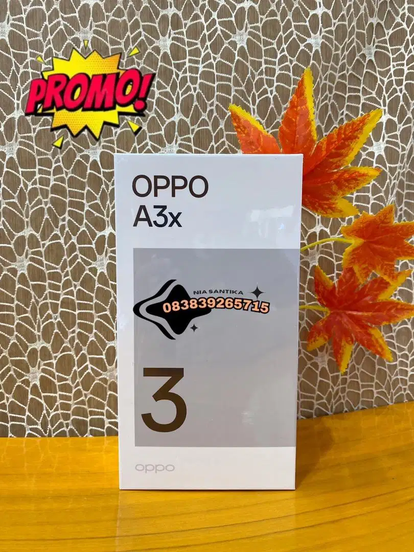 PROMO OPPO A3x 4+4/64 NEW SEGEL GARANSI RESMI