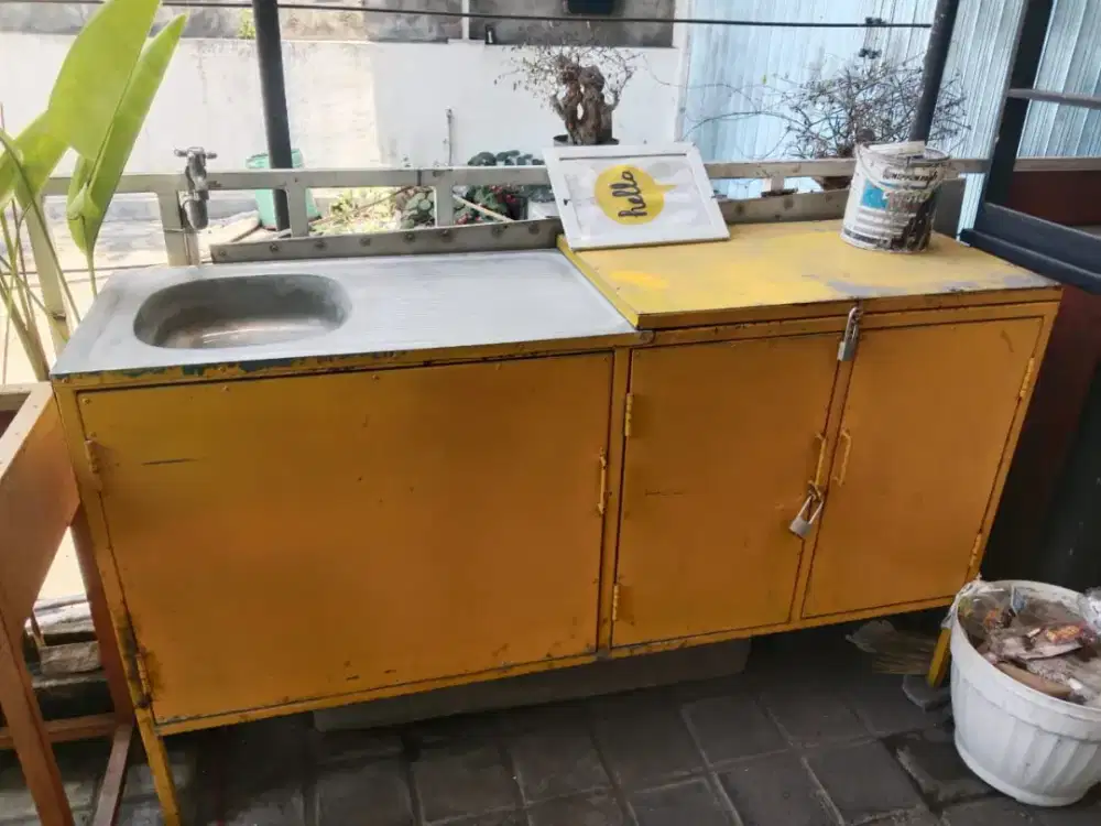 Tempat cuci piring, untuk jualan