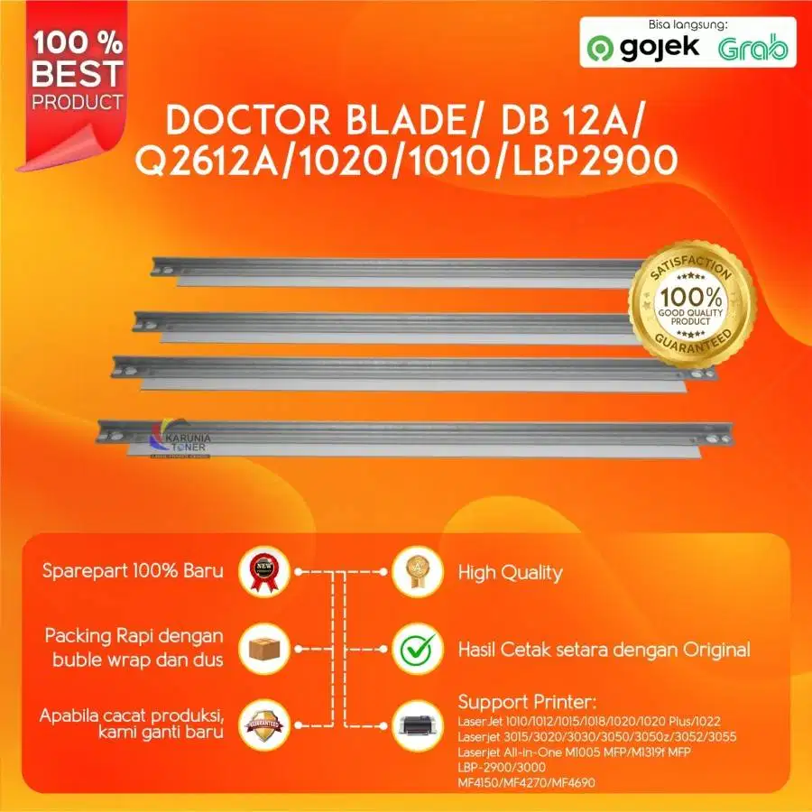 DOCTOR BLADE 05A  [CE505A] FOR USE IN LASERJET P2035/P2055 Berkualitas
