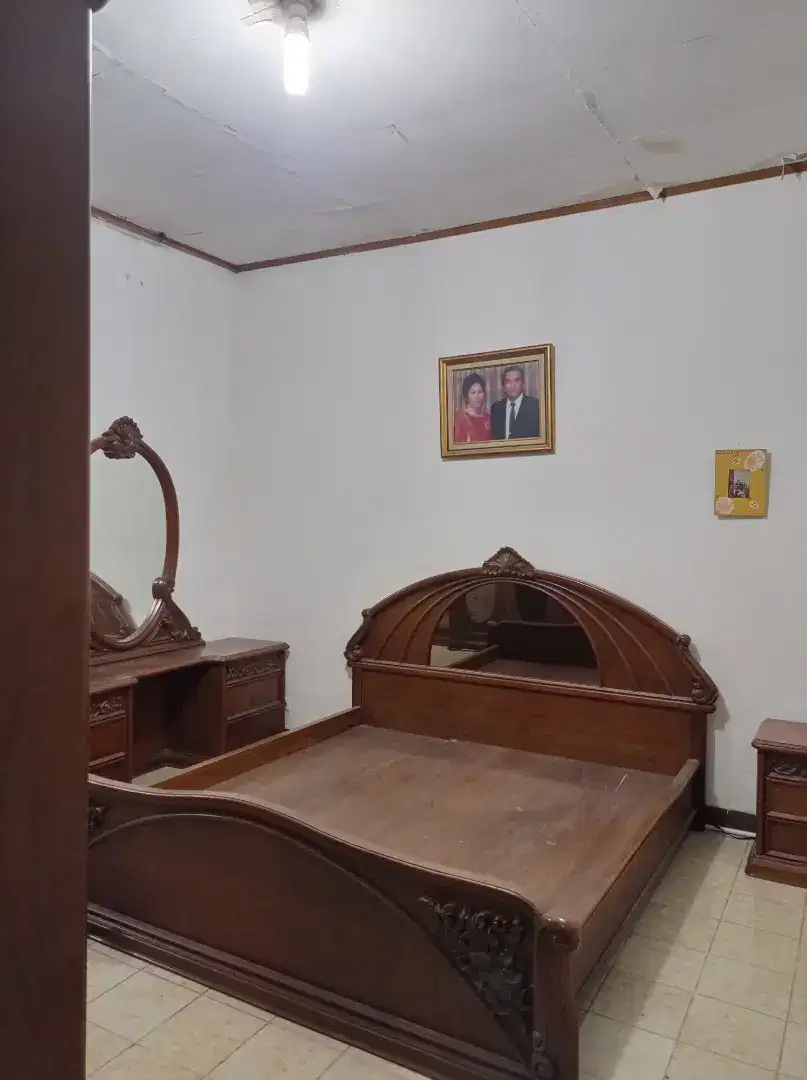 Di jual divan rangka tempat tidur kayu JATI cakeeep