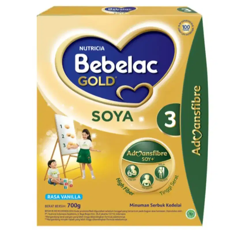 Susu bayi BEBELAC GOLD SOYA 3