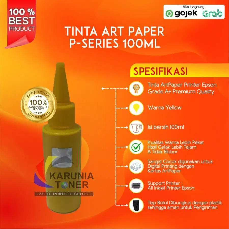 Tinta Artpaper Epson P-SERIES 100ml Black Berkualitas
