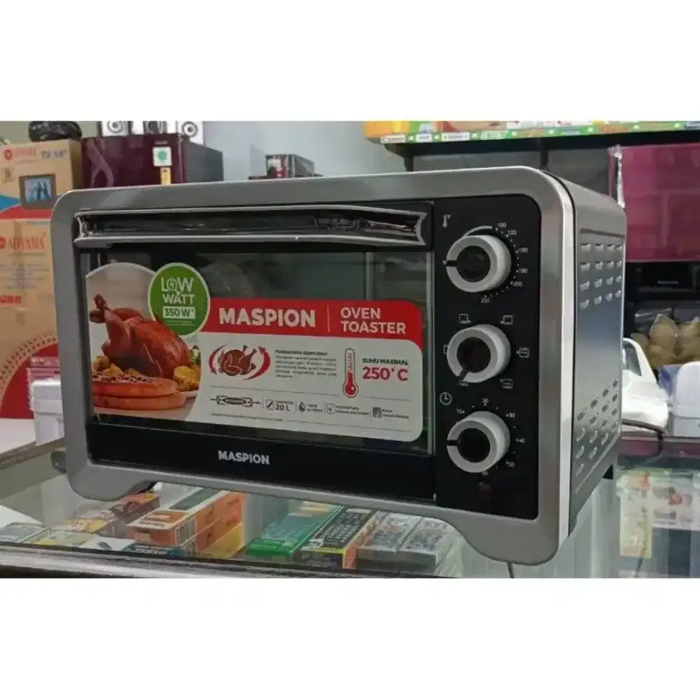 Oven Maspion Panggang 20 liter Mot-2001 BS Grill