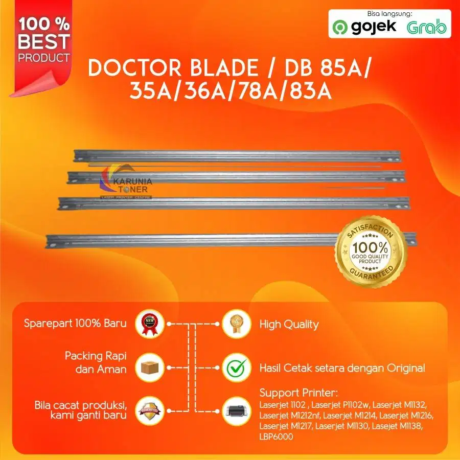DOCTOR BLADE [CF283] 83A FOR USE IN LASERJET PRINTER P Murah