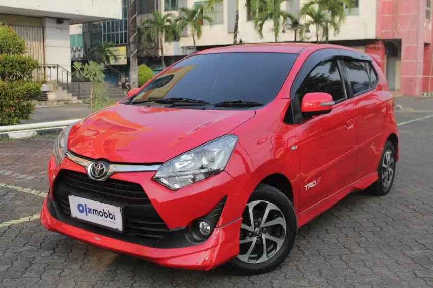 DP Rendah - Toyota Agya 1.2 G TRD Sportivo Bensin-AT 2019 Merah (KGX)